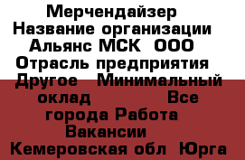 Мерчендайзер › Название организации ­ Альянс-МСК, ООО › Отрасль предприятия ­ Другое › Минимальный оклад ­ 23 000 - Все города Работа » Вакансии   . Кемеровская обл.,Юрга г.